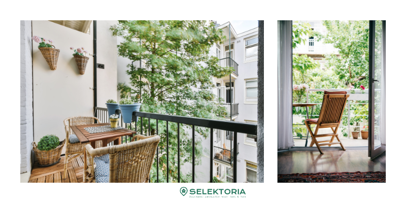 comfortabel balkon meubels